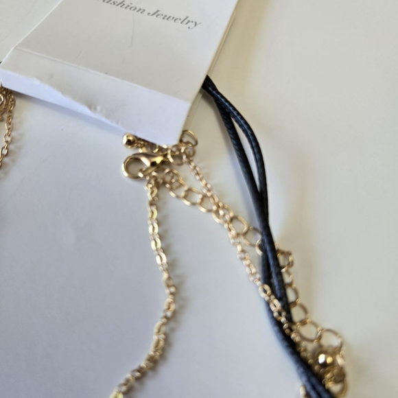 3Pcs Boho Blue Lucky Evil Eye Pendant Choker Necklace for Women Irregular Bead - Picture 5 of 7